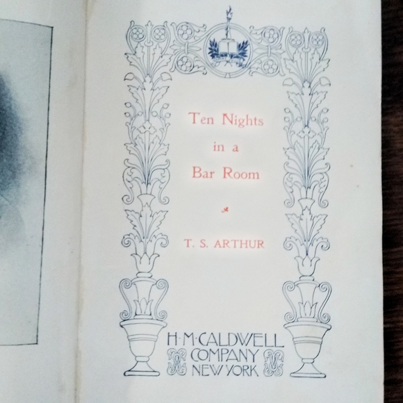 Antique Book Ten Nights in a Bar Room T.S. Arthur - Picture 3 of 4